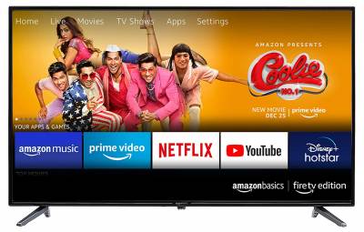 Latest Deal On AmazonBasics 32 inches Fire TV Edition HD Ready Smart LED TV (AB32E10SS) - Dealsified