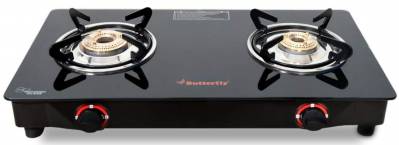 Latest Deal On Butterfly Smart Glass 2 Burner Gas Stove - Dealsified