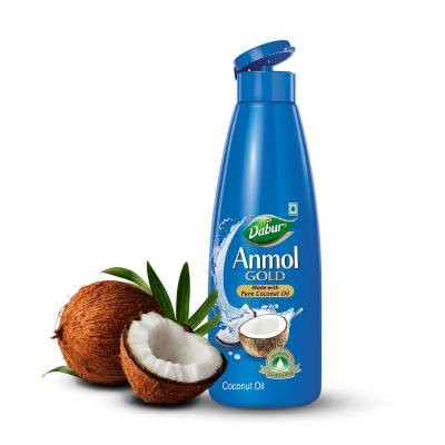 Latest Deal On Dabur Anmol Gold 100 % Pure Coconut Oil - 600ml - Dealsified
