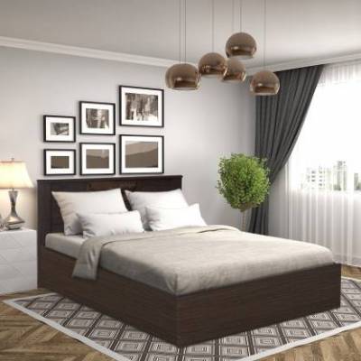 Latest Deal On @home by Nilkamal Hero Engineered Wood Queen Bed - Dealsified