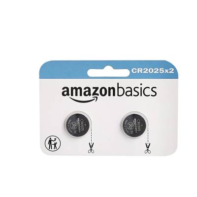 Latest Deal On AmazonBasics CR2025 Lithium Coin Cell, 2-Pack - Dealsified
