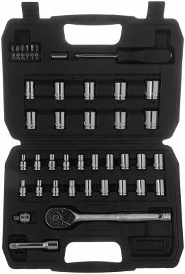 Latest Deal On AmazonBasics Mechanics Socket Set (Pack of 40) - Dealsified