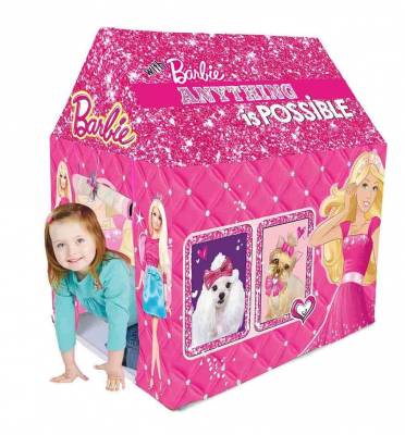 Latest Deal On Barbie Kids Play Tent House - Dealsified