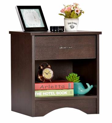 Latest Deal On DeckUp Bei Side Table with Storage and Drawer - Dealsified