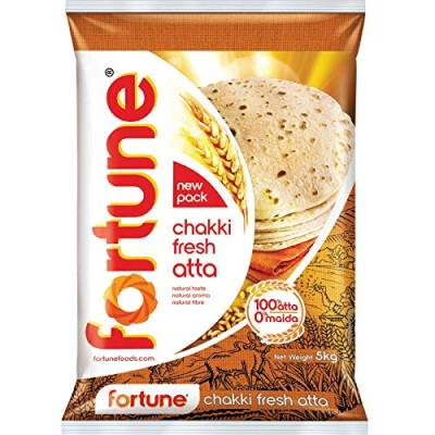 Latest Deal On Fortune Chakki Fresh Atta, 5kg - Dealsified