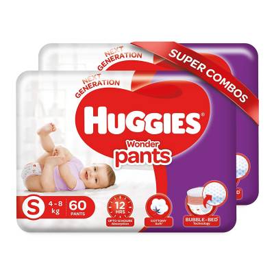 Latest Deal On Huggies Wonder Pants Small Size Diapers Combo Pack of 2 - Dealsified