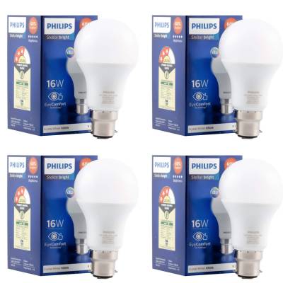 Latest Deal On Philips Stellar Bright 16 Watt LED Bulb (Pack of 4) - Dealsified