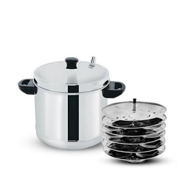 Latest Deal On Pigeon - Stainless Steel 6 - Plates Idly Maker - Dealsified
