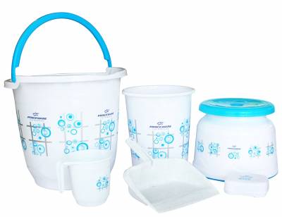 Latest Deal On Princeware 6 Piece Plastic Bathroom Set - Dealsified