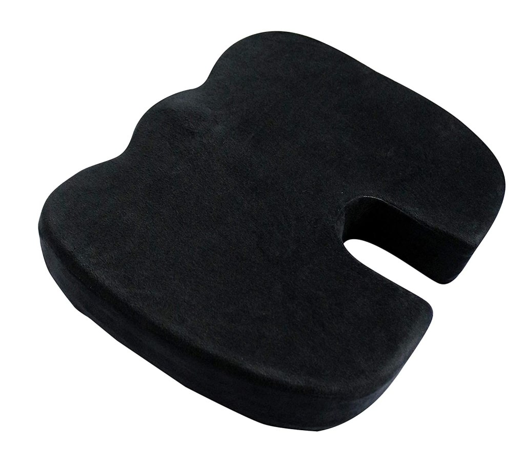 Latest Deal On FOVERA Orthopedic Memory Foam Coccyx Seat Cushion for Tailbone Pain Relief - Dealsified