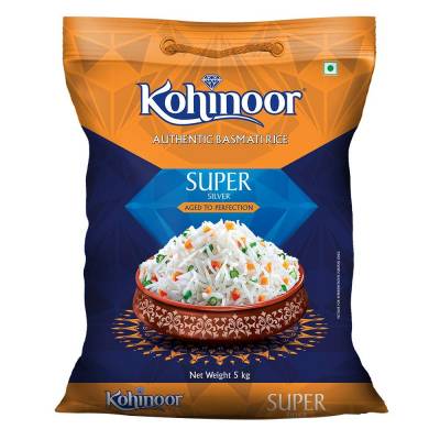 Kohinoor Super Silver Authentic Basmati Rice, 5 Kg Pack Latest Deal On Kohinoor Super Silver Authentic Basmati Rice, 5 Kg Pack - Dealsified