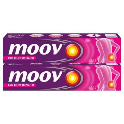 Latest Deal On Moov Fast Pain Relief Cream – 50g (Pack of 2) - Dealsified