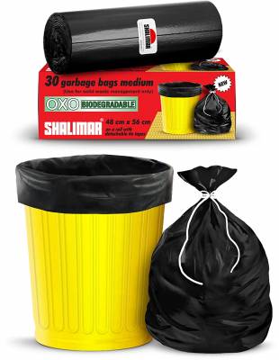 Latest Deal On Shalimar Premium OXO - Biodegradable Garbage Bags (Medium) Size 48 cm x 56 cm (30 Bags) - Dealsified