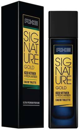 Latest Deal On AXE Signature Gold Iced Vetiver & Fresh Lavender Eau de Toilette - 80 ml (For Men) - Dealsified