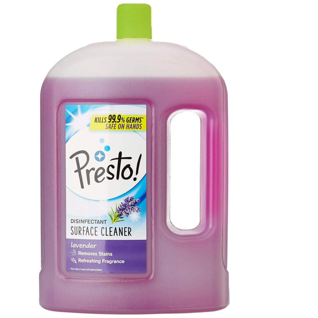 Latest Deal On Amazon Brand - Presto! Disinfectant Floor Cleaner Lavender, 2 L - Dealsified