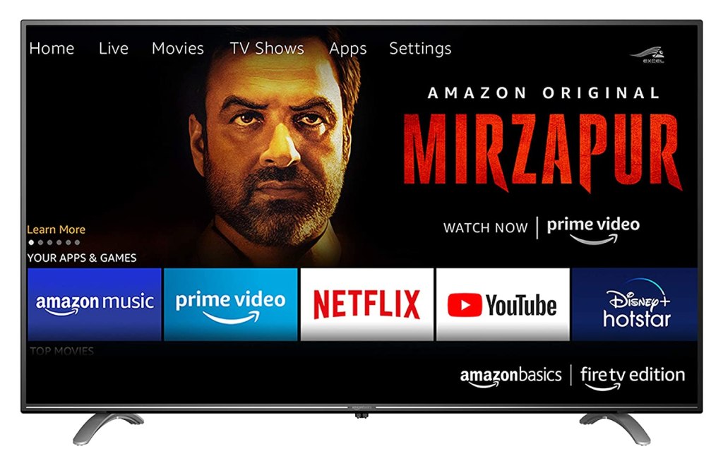 Latest Deal On AmazonBasics 50 inches Fire TV Edition 4K Ultra HD Smart LED TV AB50U20PS - Dealsified