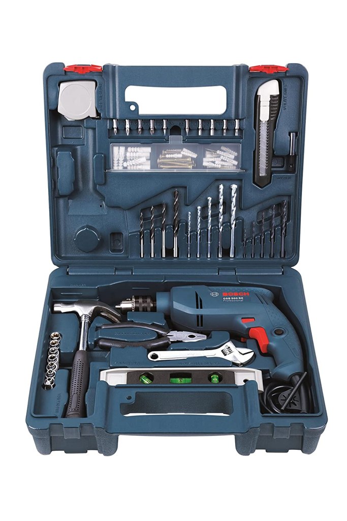 Bosch GSB 500W 500 RE Tool Set (Blue) Latest Deal On Bosch GSB 500W 500 RE Tool Set (Blue) - Dealsified