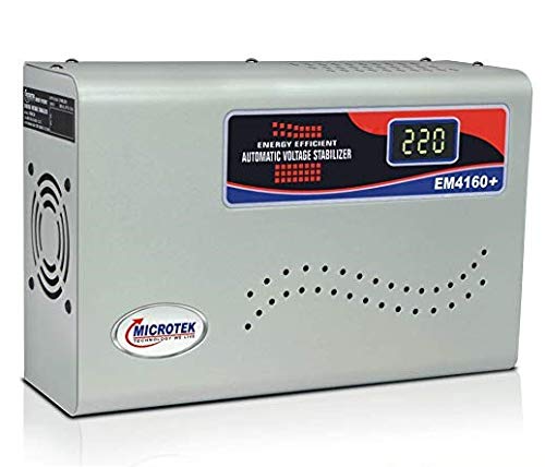 Microtek EM4160+ Automatic Voltage Stabilizer for AC up to 1.5 ton Latest Deal On Microtek EM4160+ Automatic Voltage Stabilizer for AC up to 1.5 ton - Dealsified