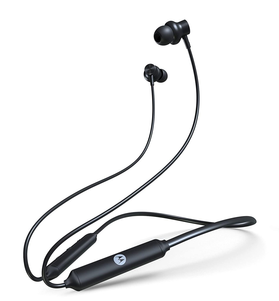 Latest Deal On Motorola Verve Rap 250 Flexible Neckband in-Ear Headphones with Alexa - Dealsified