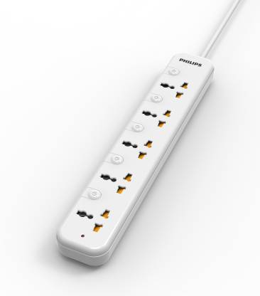 Latest Deal On PHILIPS SPN1358WD 5 Socket Extension Boards - Dealsified
