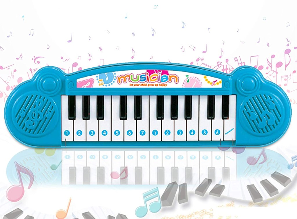 Latest Deal On Popsugar - THPI6614AB Mini Musical Keyboard with 24 Keys - Dealsified