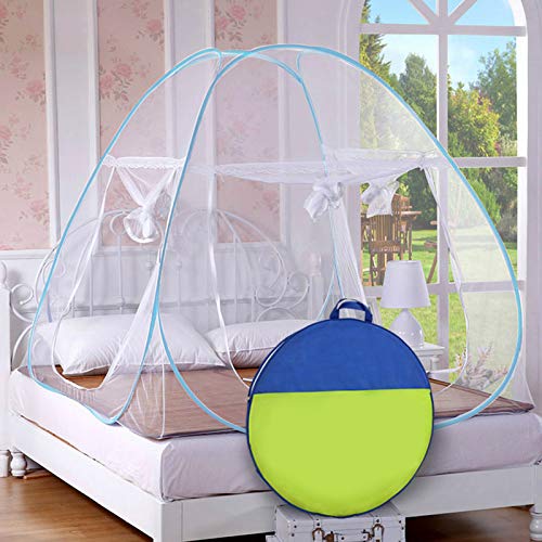 Latest Deal On Story @ Home Mosquito Net Foldable King Size/Queen Size Double Bed - Dealsified
