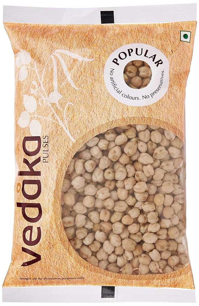 Latest Deal On Amazon Brand - Vedaka Popular Kabuli Chana - 1 kg - Dealsified