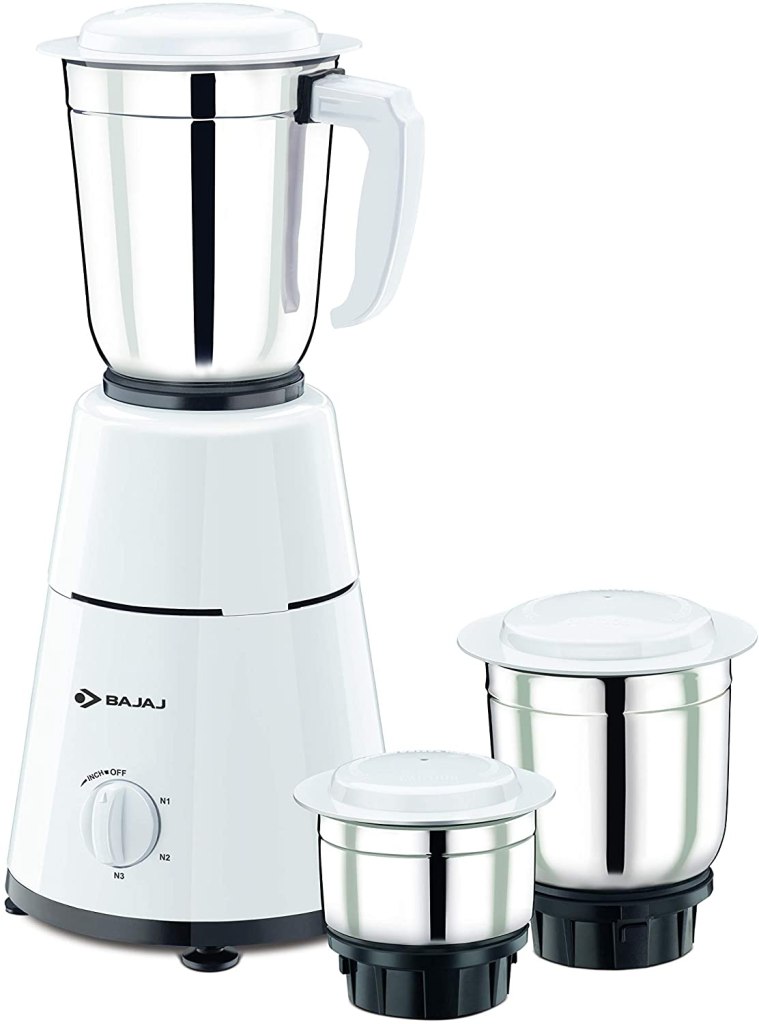 Latest Deal On Bajaj GX-1 Mixer Grinder, 500W, 3 Jars - Dealsified