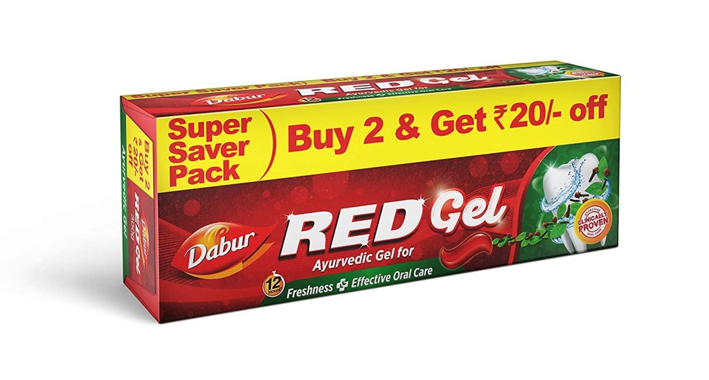Latest Deal On Dabur Red Gel -150gm (Pack of 2) - Dealsified