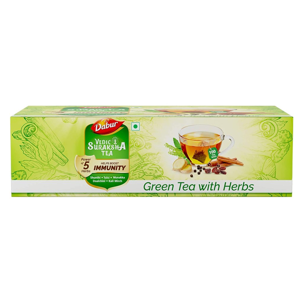 Dabur Vedic Suraksha Green Tea Latest Deal On Dabur Vedic Suraksha Green Tea - Dealsified