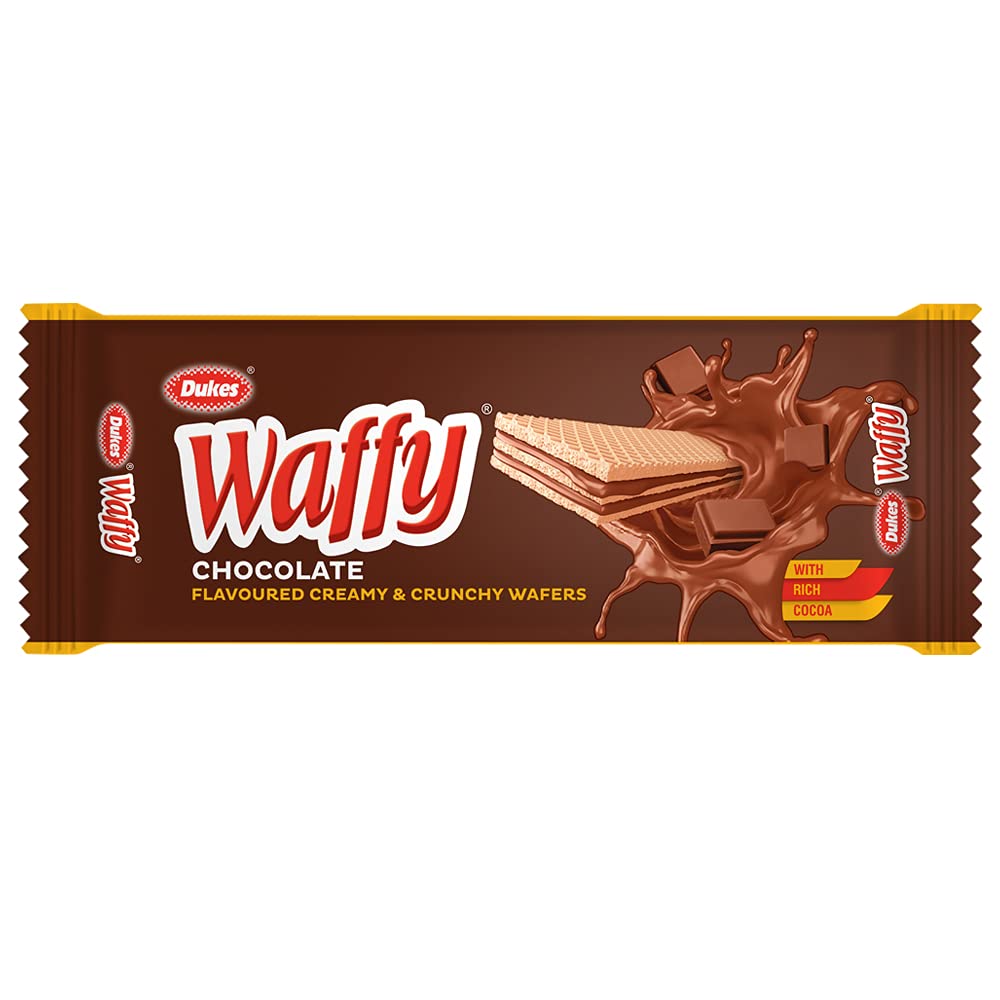 Latest Deal On Dukes Waffy Biscuits Chocolate, 75g - Dealsified