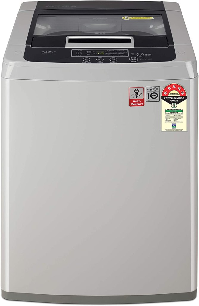 Latest Deal On LG 7.0 Kg 5 Star Smart Inverter Fully-Automatic Top Loading Washing Machine - Dealsified