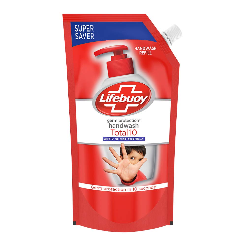 Latest Deal On Lifebuoy Total 10 Activ Silver Germ Protection Handwash Refill, 750 ml - Dealsified