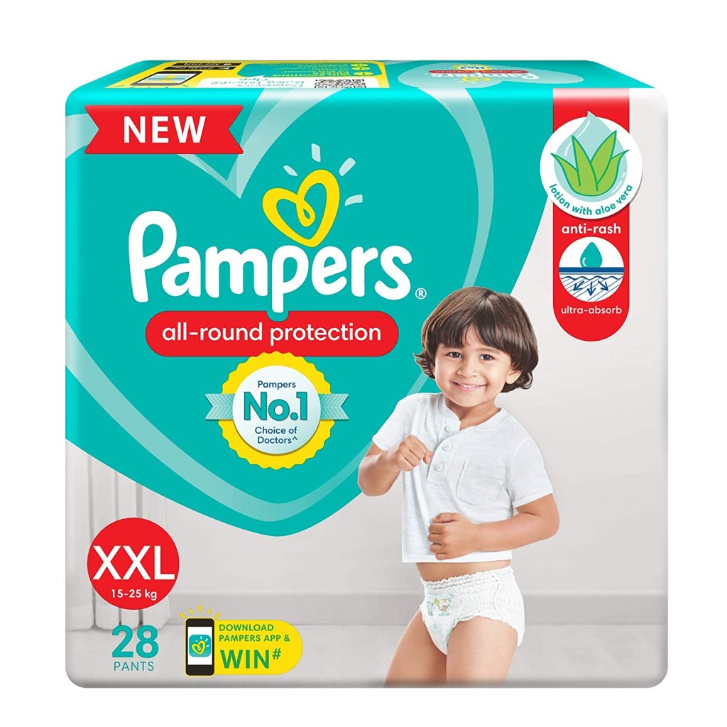 Latest Deal On Pampers New Diaper Pants, XXL, 28 Count - Dealsified