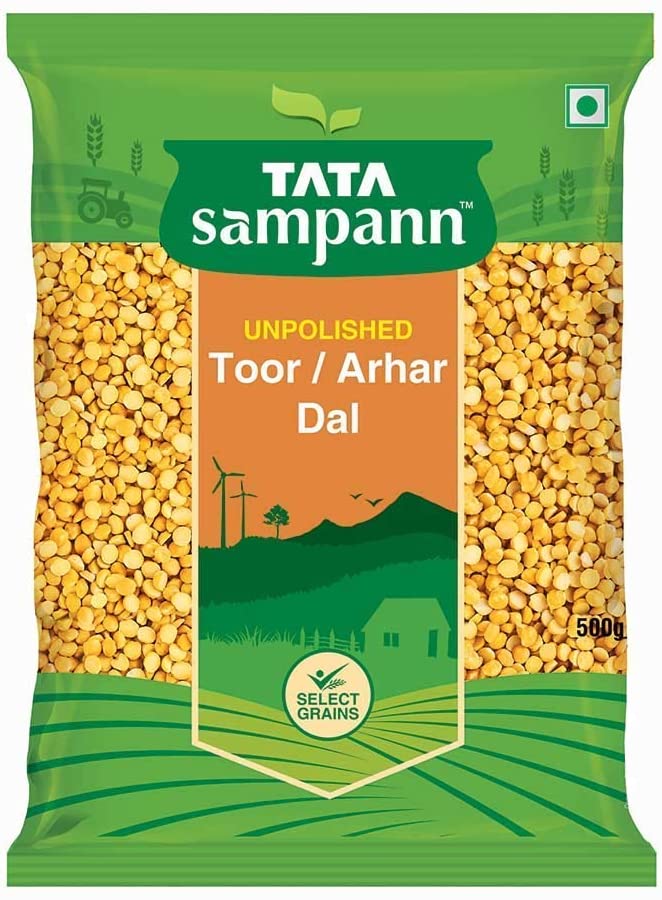 Latest Deal On Tata Sampann Unpolished Toor Dal - 1kg - Dealsified