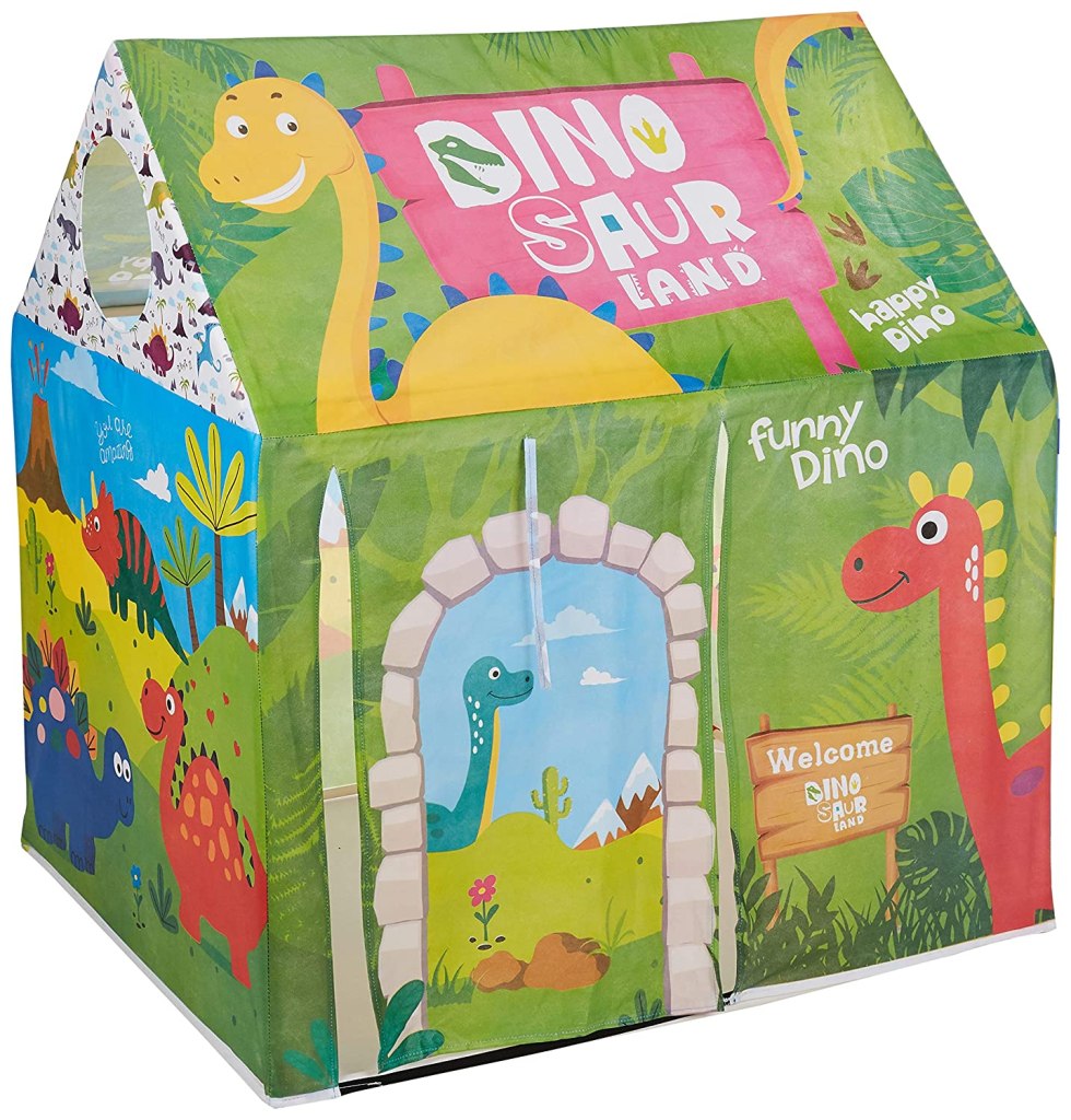 Latest Deal On Amazon Brand - Jam & Honey Dino Tent - Dealsified