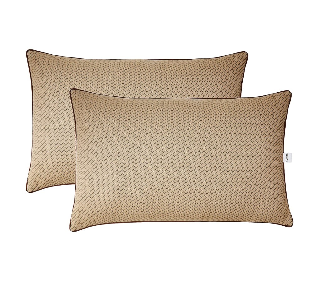 Latest Deal On Amazon Brand - Solimo 2-Piece Premium Bed Pillow Set - Dealsified