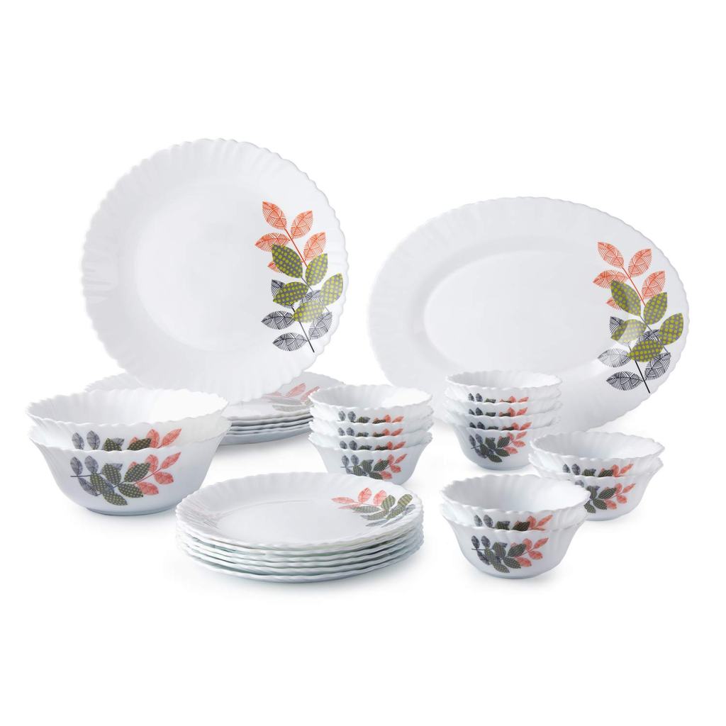 Amazon Brand - Solimo Opalware Dinner Set, 27 Pieces Latest Deal On Amazon Brand - Solimo Opalware Dinner Set, 27 Pieces - Dealsified