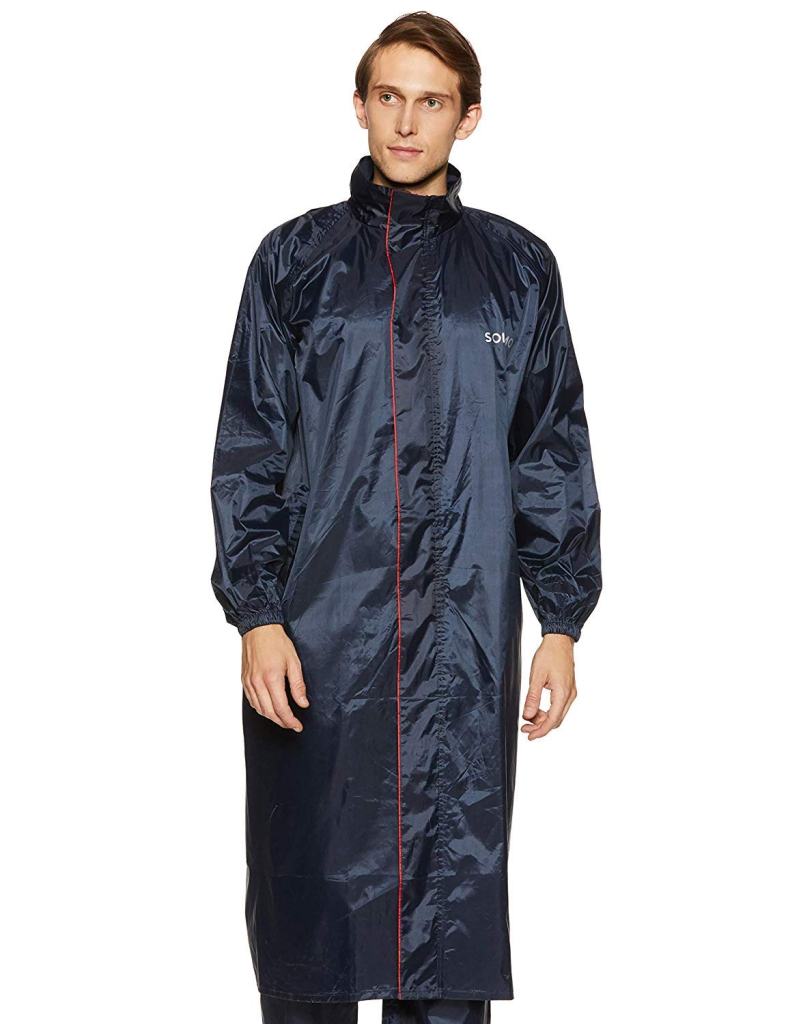 Amazon Brand - Solimo Water Resistant Polyester Long Rain Coat Latest Deal On Amazon Brand - Solimo Water Resistant Polyester Long Rain Coat - Dealsified