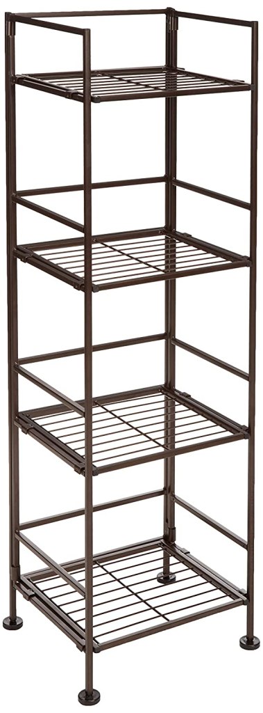 AmazonBasics 4-Tier Iron Tower Shelf Latest Deal On AmazonBasics 4-Tier Iron Tower Shelf - Dealsified
