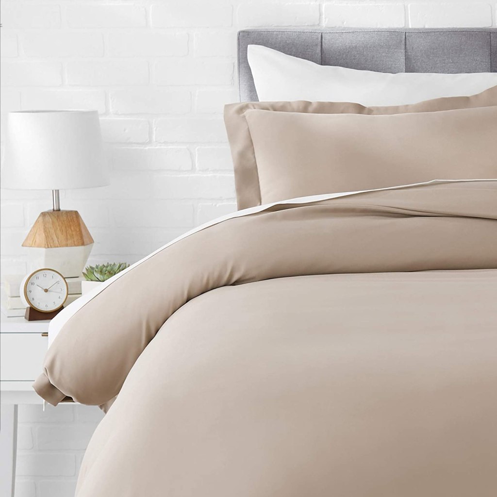 Latest Deal On AmazonBasics Microfiber 2-Piece Quilt Cover Set - Dealsified