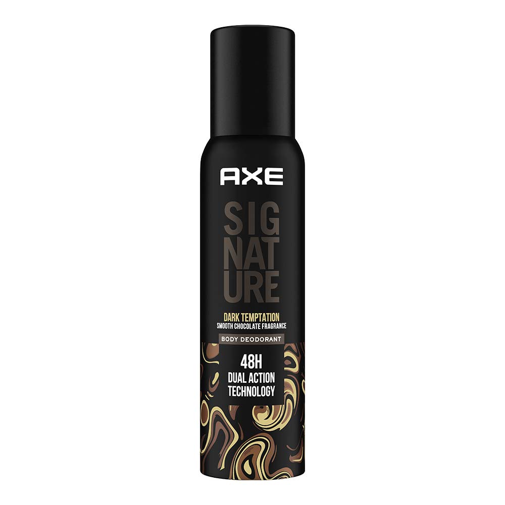 Latest Deal On Axe Signature Dark Temptation No Gas Deodorant Bodyspray For Men, 154 ml - Dealsified