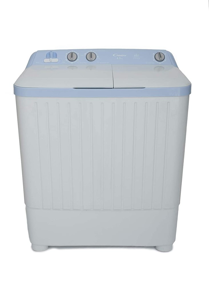 Latest Deal On Candy 6.5 kg 5 Star Semi Automatic Top Load Washing Machine (CTT65187W) - Dealsified