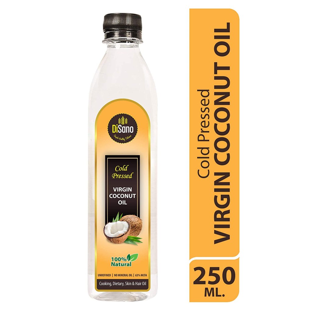 Latest Deal On Disano Cold Press Virgin Coconut Oil Bottle, 250 ml - Dealsified