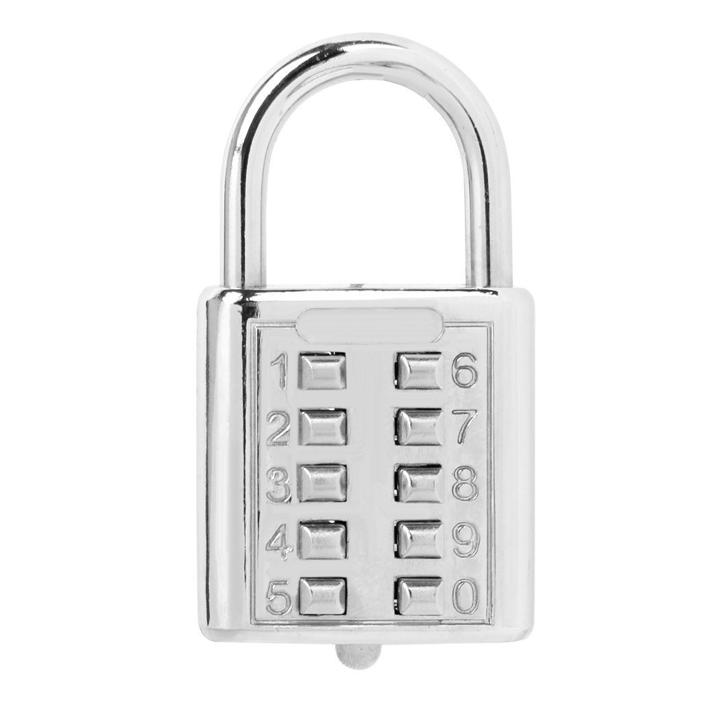 ELECTOMANIA Zinc Alloy 5 Digit Combination Padlock Latest Deal On ELECTOMANIA Zinc Alloy 5 Digit Combination Padlock - Dealsified