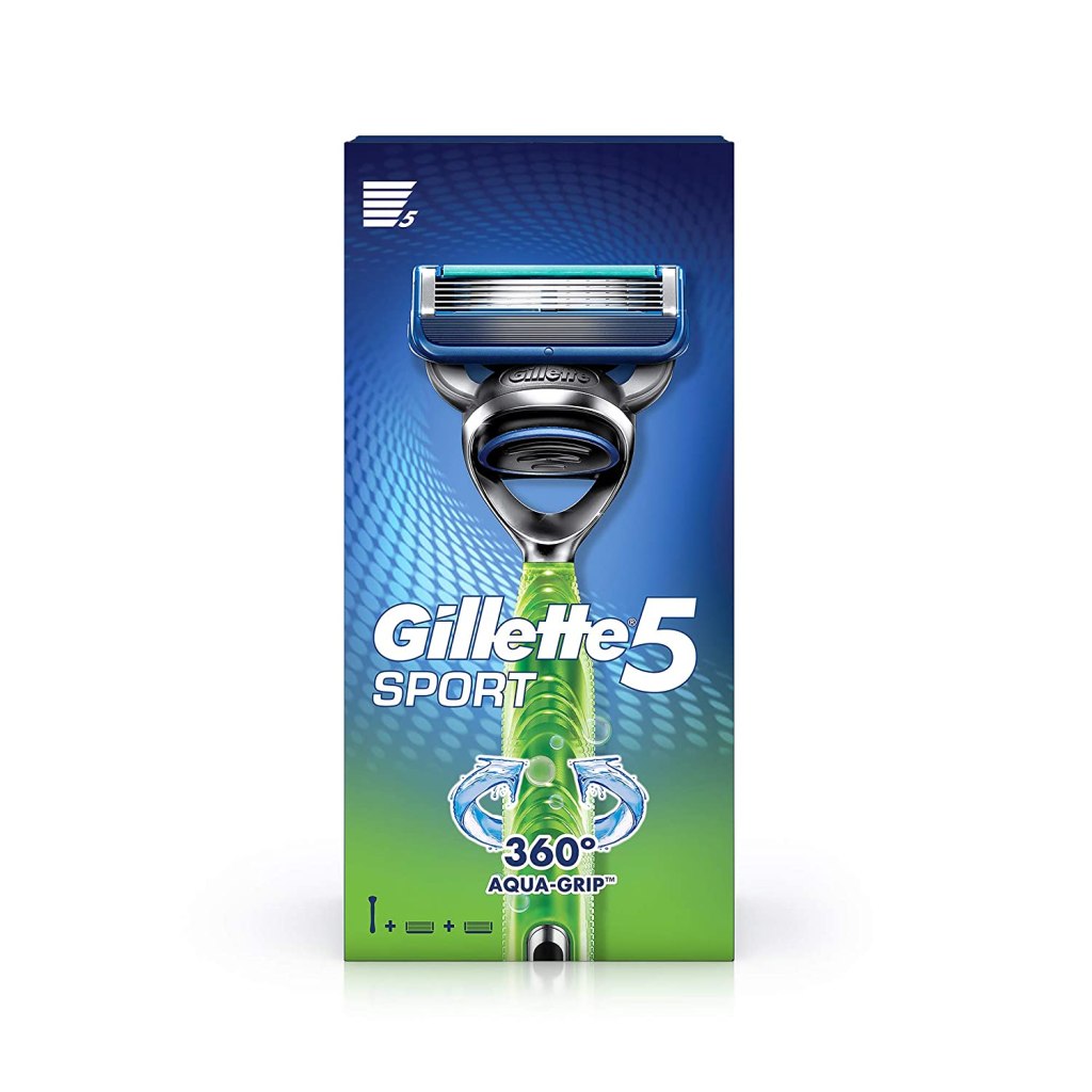 Gillette Sport 5-Blade No Slip Aquagrip Men’s Razor + 1 Cartridge Latest Deal On Gillette Sport 5-Blade No Slip Aquagrip Men’s Razor + 1 Cartridge - Dealsified