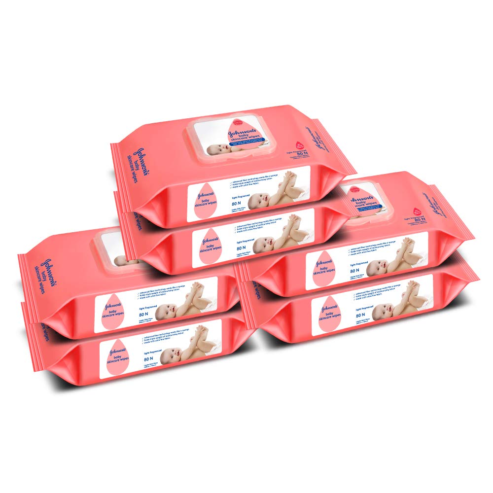 Johnson's Baby Wipes With Lid Combo Offer Pack 4 Plus 2 Free, 6 x 80s (480 wipes) Latest Deal On Johnson's Baby Wipes With Lid Combo Offer Pack 4 Plus 2 Free, 6 x 80s (480 wipes) - Dealsified