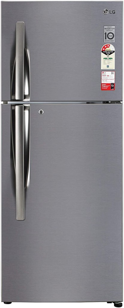 Latest Deal On LG 260L 3 Star Smart Inverter Frost-Free Double Door Refrigerator (GL-I292RPZX) - Dealsified