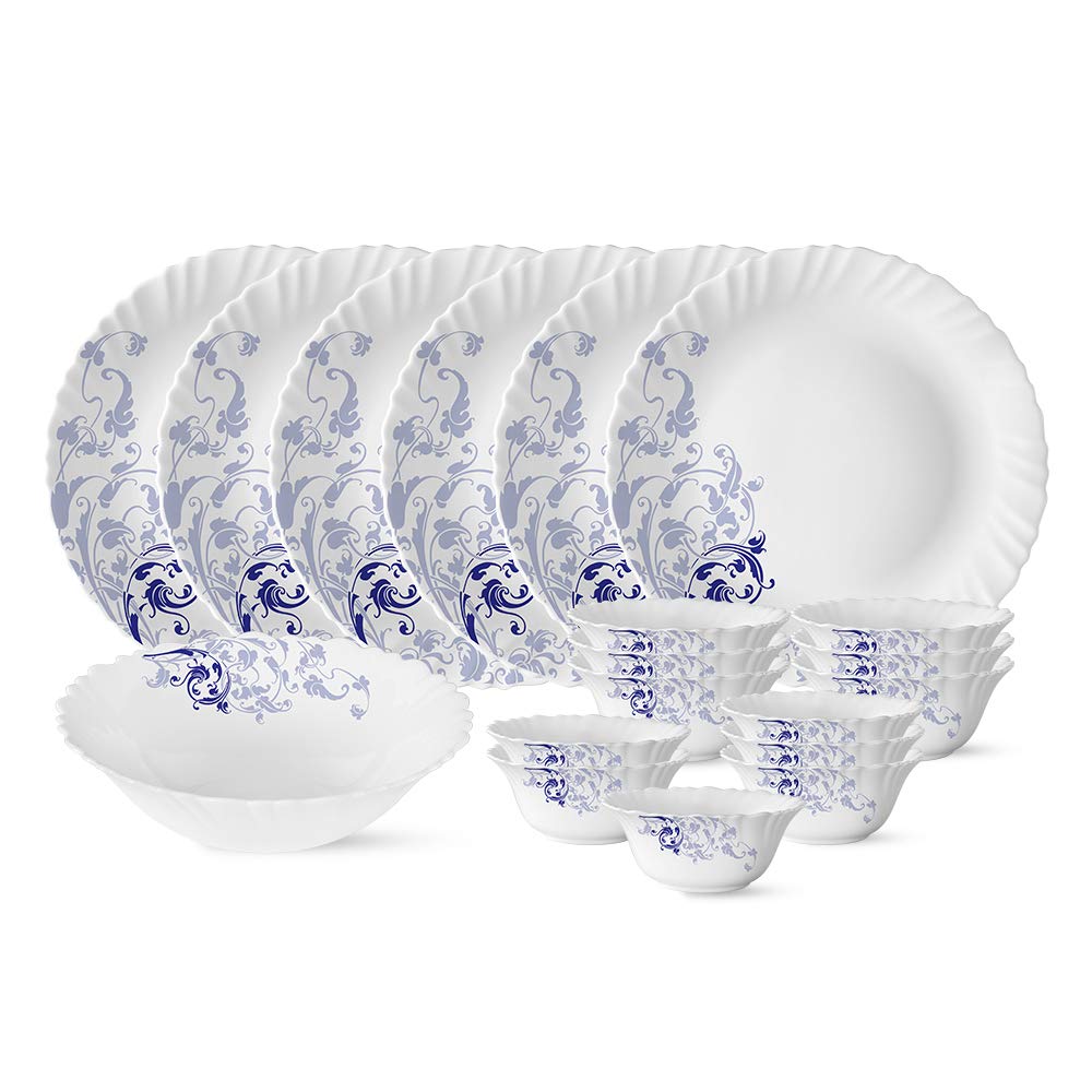 Larah by BOROSIL Opalware Dinner Set - 19 Pieces Latest Deal On Larah by BOROSIL Opalware Dinner Set - 19 Pieces - Dealsified