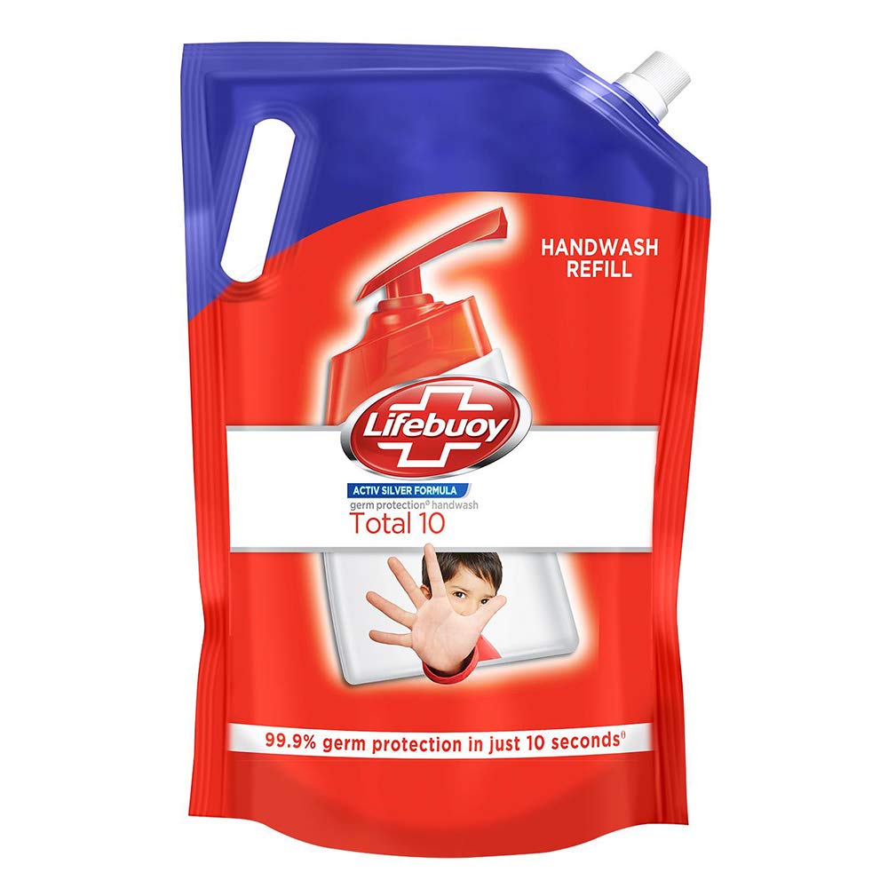 Lifebuoy Total 10 Active Silver Formula-Germ Protection Handwash Refill, 1.5 L Latest Deal On Lifebuoy Total 10 Active Silver Formula-Germ Protection Handwash Refill, 1.5 L - Dealsified